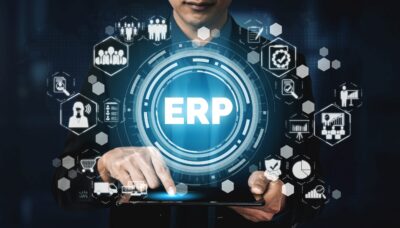 What are the different modules or components typically included in an ERP system?